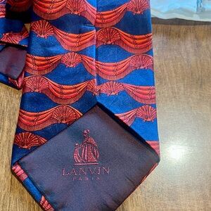 Men’s Lanvin Silk Tie 
3 1/2 “ wide 
Made in Paris